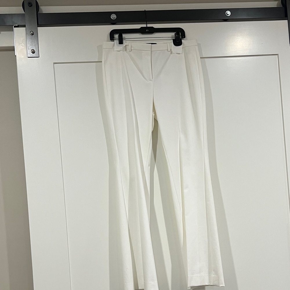 Theory Optic White Trousers